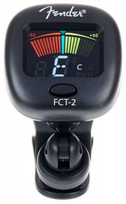 FENDER FCT-2 COLOR CLIP-ON TUNER тюнер-клипса хроматический с цветным дисплеем