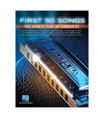 HL00152493 FIRST 50 SONGS YOU SHOULD PLAY ON HARMONICA HARM TAB BOOK