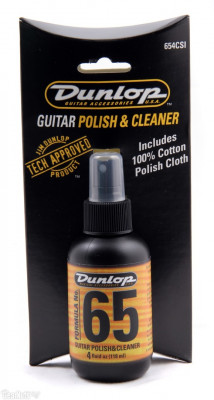 DUNLOP 654C Formula No. 65 & Polish Cloth Combo средство для очистки гитар