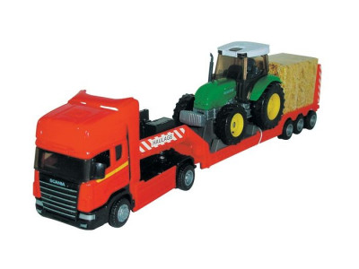 Машина Autotime "SCANIA" с трактором 1:48