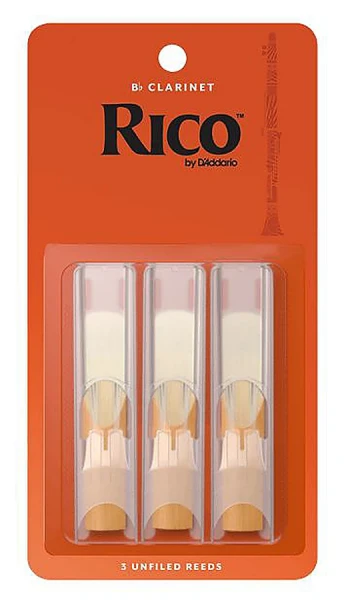 Трости для кларнета Bb Rico RCA0325 (2 1/2), 3 шт. в пачке