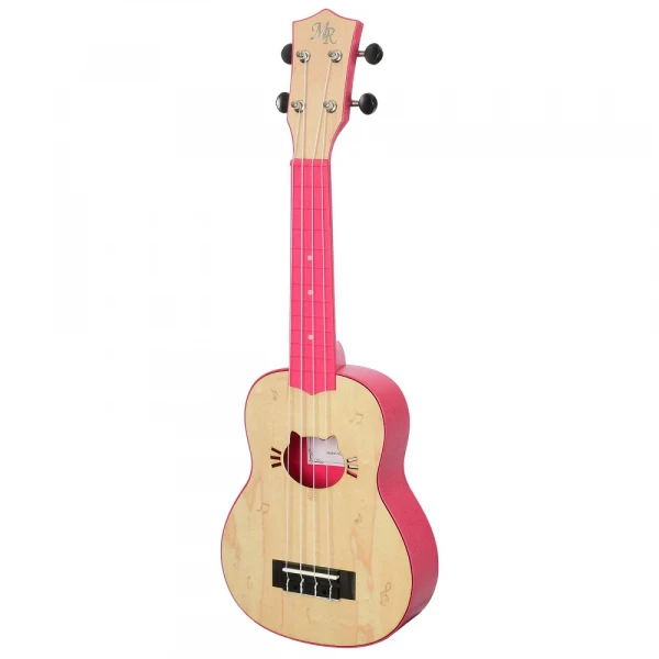 Укулеле-сопрано MARTIN ROMAS MRP-CAT PK ABS-пластик, отделка - матовая розового цвета