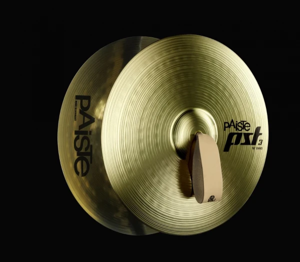 Маршевые тарелки 14" с ремнями и фетровыми прокладками Paiste PST 3 BAND (пара)