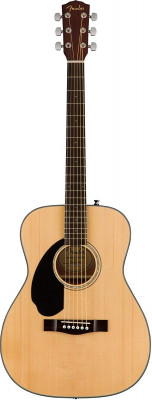 Fender CC-60S Natural LH леворукая акустическая гитара