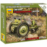 Советская 76-мм полковая пушка 1/72