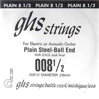 GHS 008 1/2 одиночная струна для акустической и электрогитары