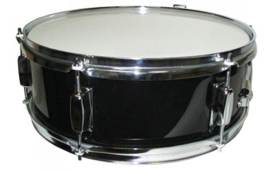 Малый барабан маршевый MEGATONE MSD-65PWB черный 14" х 6,5" палочки ремень в комплекте