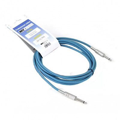 Invotone ACI1304/B - инструментальный кабель, 6.3 mono Jack-6.3 mono Jack 4 м (синий)