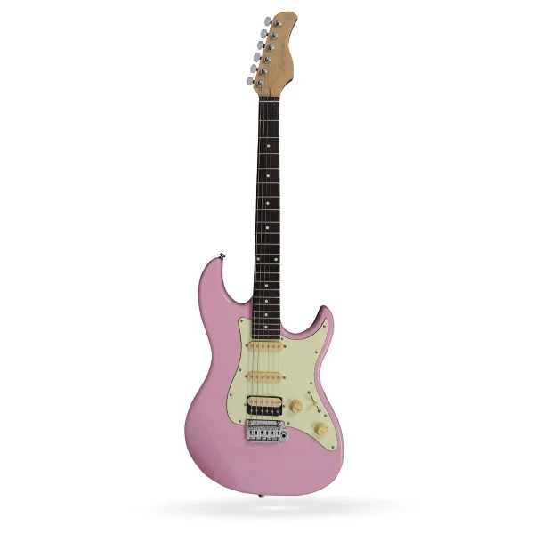Электрогитара Sire S3 PINK, форма Stratocaster, HSS, цвет розовый