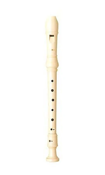Блок-флейта сопрано Yamaha YRS-24B in C, барочная система, цвет белый