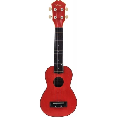 Укулеле-сопрано DAVINCI VINS-10RD цвет - красный, пластик