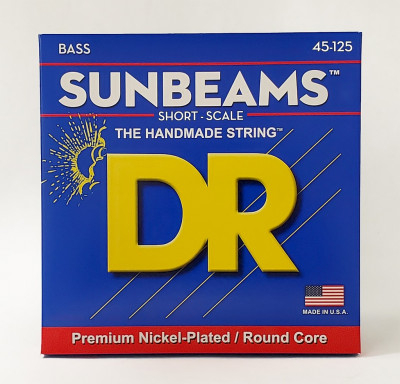 Комплект струн для 5-струнной бас-гитары DR SNMR5-45, 45-125