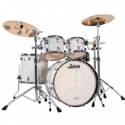Комплект барабанов LUDWIG L88204AXOP, Classic Maple, белого цвета