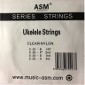 ASM AU006 струны для укулеле - прозрачный нейлон