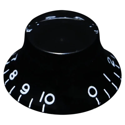 Ручка потенциометра (дюймовый размер), конус, Black Hosco H-KB-160I Les Paul