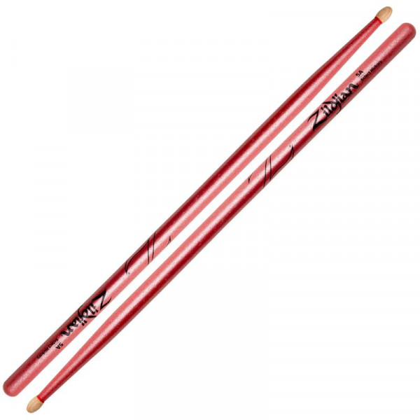 ZILDJIAN Z5ACP 5A CHROMA PINK (METALLIC PAINT) барабанные палочки, цвет розовый металлик