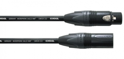 Cordial CPM 2,5 FM-FLEX микрофонный кабель XLR мама-XLR папа 2,5 м