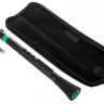 NUVO DooD (Black/Green) блокфлейта барочная строй С (До) + кейс, таблица аппликатур, крышка мундштука и два язычка
