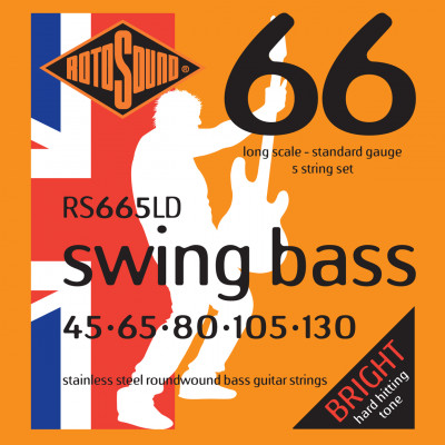 ROTOSOUND RS665LD BASS струны для 5-струнной бас-гитары
