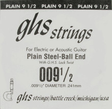 GHS 009 1/2 одиночная струна для акустической и электрогитары