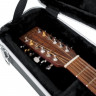 Кейс пластиковый для 12-струнных гитар типа дредноут GATOR GC-DREAD-12 черного цвета