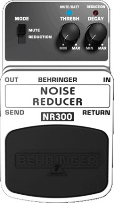 Педаль шумоподавления для гитар, бас-гитар и клавишных BEHRINGER NR300