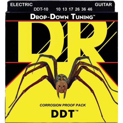 DR DDT-10 DDT струны для электрогитары среднего натяжения (10-46)