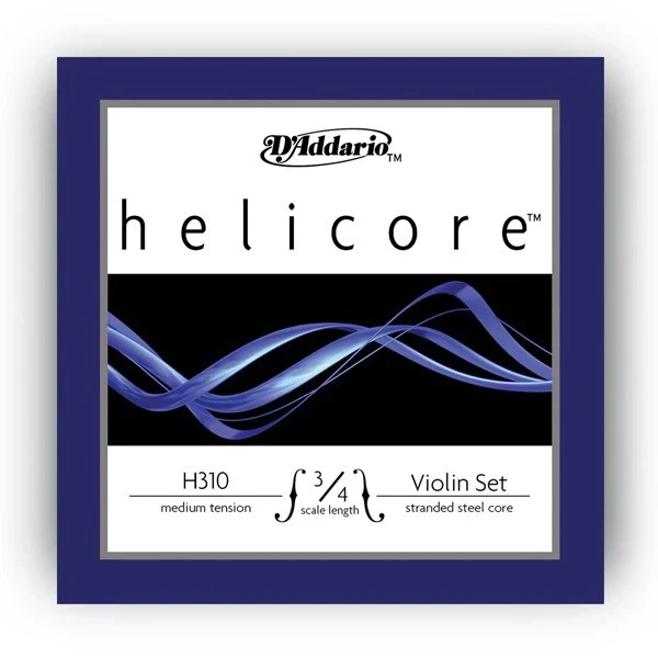 Струны для скрипки 3/4 D'Addario H310 3/4M helicore комплект