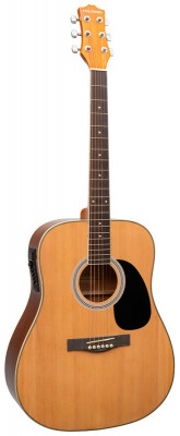 Гитара электроакустическая с эквалайзером COLOMBO LF-4111 EQ N натурального цвета