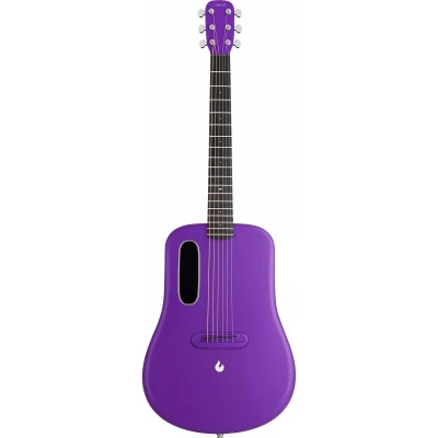 Трансакустическая гитара с чехлом, фиолетовая Lava ME 4 36 Purple
