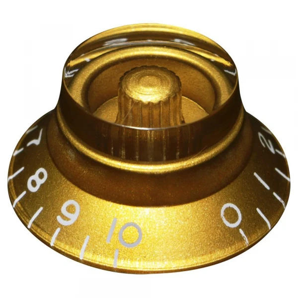 Ручка потенциометра (дюймовый размер), конус, Gold Hosco H-KG-160I Les Paul