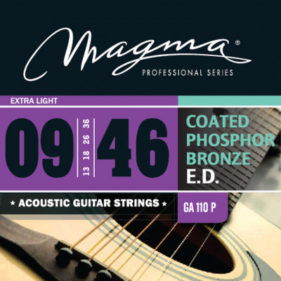 Комплект струн для акустической гитары 9-46 Magma Strings GA110P