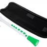 NUVO DooD (White/Green) блокфлейта барочная строй С (До) + кейс, таблица аппликатур, крышка мундштука и два язычка