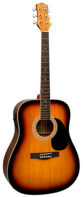Гитара электроакустическая с эквалайзером COLOMBO LF-4111 EQ SB санбёрст