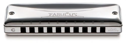 Губная гармошка диатоническая SUZUKI F-20J Bb (15071) Just Temperament