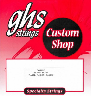 GHS M6000 / -5-струны для 5-струнной бас-гитары