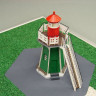 Сборная картонная модель Shipyard маяк Bunthauser Spitze Lighthouse (№54), 1/87