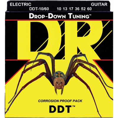 DR DDT-10/60 DDT струны для электрогитары гибридного натяжения (10-60)