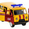 Машина "АВТОПАНОРАМА" инерц. УАЗ (аварийная) 1/50, в/к 12*7*5,5 см