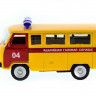 Машина "АВТОПАНОРАМА" инерц. УАЗ (аварийная) 1/50, в/к 12*7*5,5 см