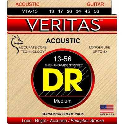 Струны для акустических гитар DR VTA-13-56 VERITAS
