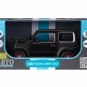 Машина "АВТОПАНОРАМА" Suzuki Jimny, 1/18, черный, свет, звук, в/к 24,5х12,5х10,5 см