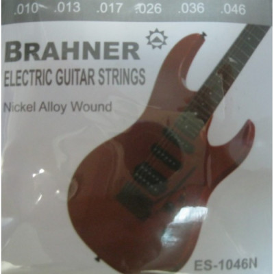 BRAHNER ES-1046N струны для электрогитары (10-46) среднее натяжение