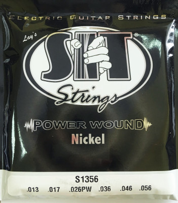 SIT S1356 POWER WOUND Medium Heavy струны для электрогитары (13-17-26w-36-46-56) средне-сильного натяжения