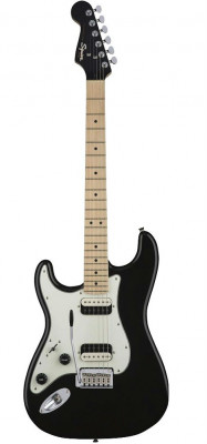Fender Squier Contemporary Stratocaster HH Left-Handed Maple Fingerboard Black Metallic электрогитара