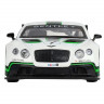 Машина "АВТОПАНОРАМА" Bentley Continental GT3, белый, 1/32, свет, звук, инерция, в/к 17,5*13,5*9 см