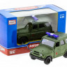 Машина "АВТОПАНОРАМА" инерц. УАЗ (армия) 1/50, в/к 12*7*5,5 см