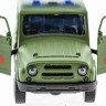 Машина "АВТОПАНОРАМА" инерц. УАЗ (армия) 1/50, в/к 12*7*5,5 см