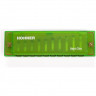 Губная гармошка диатоническая HOHNER M1110G детская, прозрачная зеленая