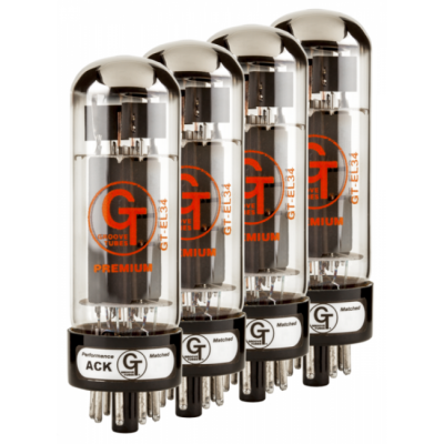 Groove Tubes GT-EL34-M MED QUARTET Комплект электронных ламп (4 шт.)